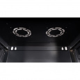 Шкаф 19" телекоммуникационный настенный, 4U 280x600х450 мм, дверь перфорация, черный
